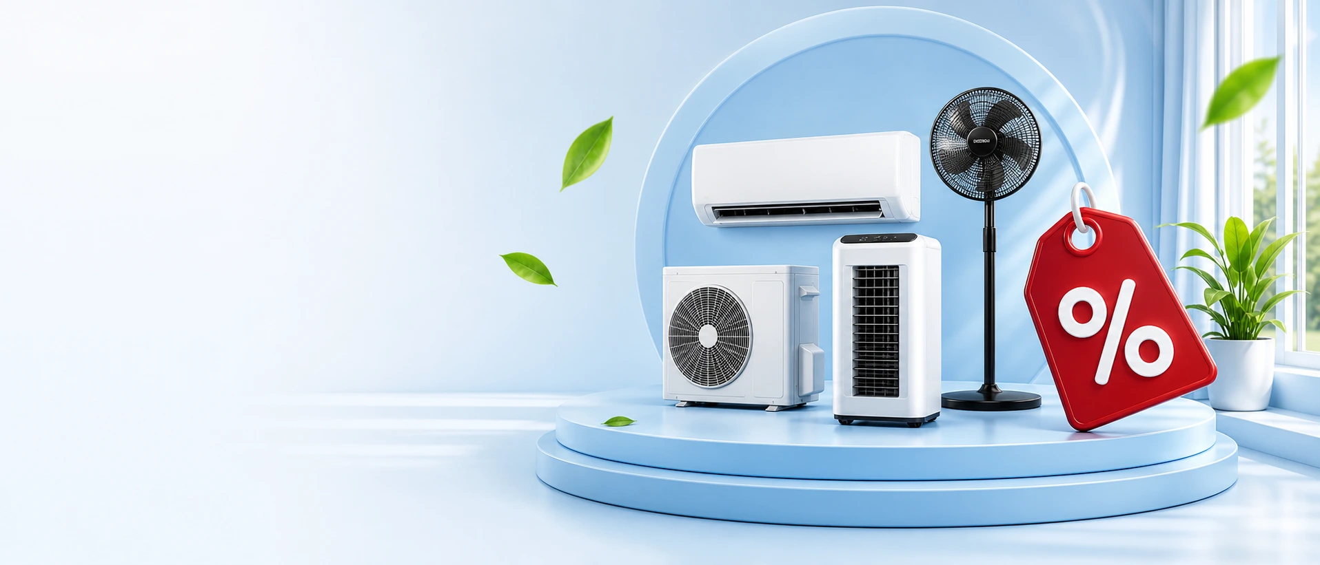 Deals and promotions on air conditioning and home appliance products